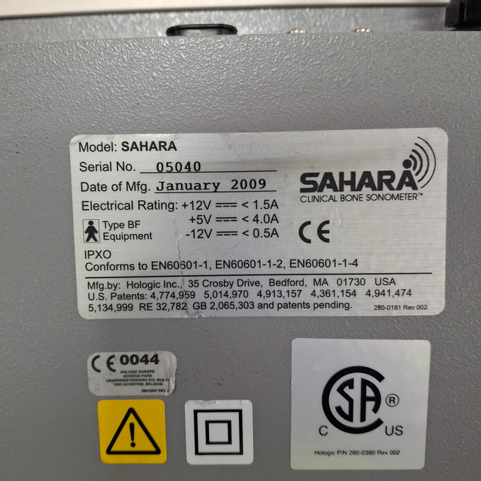 Hologic, Inc. Hologic, Inc. Sahara Clinical Bone Sonometer Densitometers reLink Medical