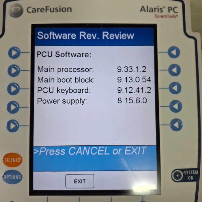 CareFusion Alaris 8015 Large Screen POC Infusion Pump