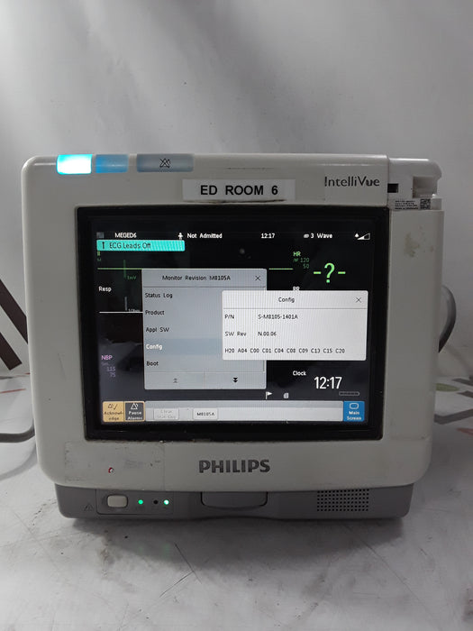 Philips Philips Intellivue MP5 - ECG, Fast SpO2, NIBP Patient Monitor Patient Monitors reLink Medical