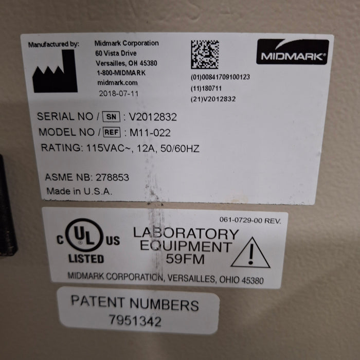 Midmark Midmark M11-022 UltraClave Autoclave Sterilizer Sterilizers & Autoclaves reLink Medical