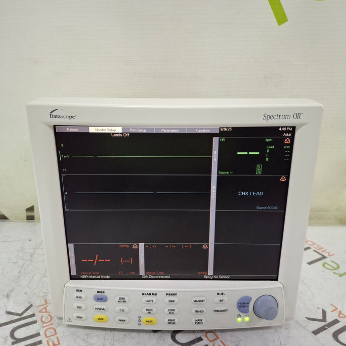 Mindray Mindray Datascope Spectrum OR Patient Monitor Patient Monitors reLink Medical