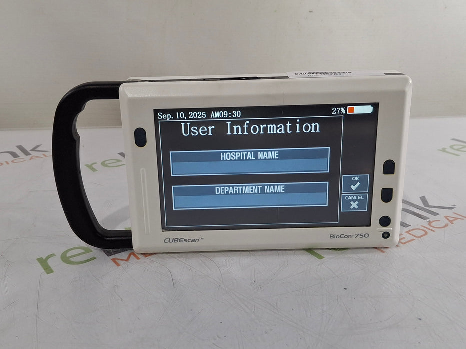 Medline Medline CubeScan BioCon 750 Bladder Scanner Surgical Equipment reLink Medical