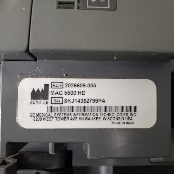 GE Healthcare GE Healthcare MAC 5500 HD ECG without CAM Module Cardiology reLink Medical