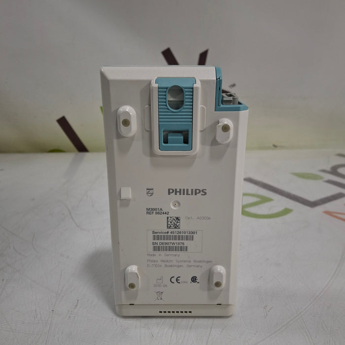 Philips Philips M3001A-A03C06 Masimo SpO2, NIBP, ECG, Temp, IBP MMS Module Patient Monitors reLink Medical