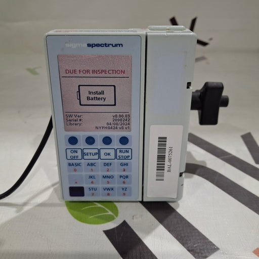Baxter Baxter Sigma Spectrum 8.00.03 w/o Battery Infusion Pump Infusion Pump reLink Medical
