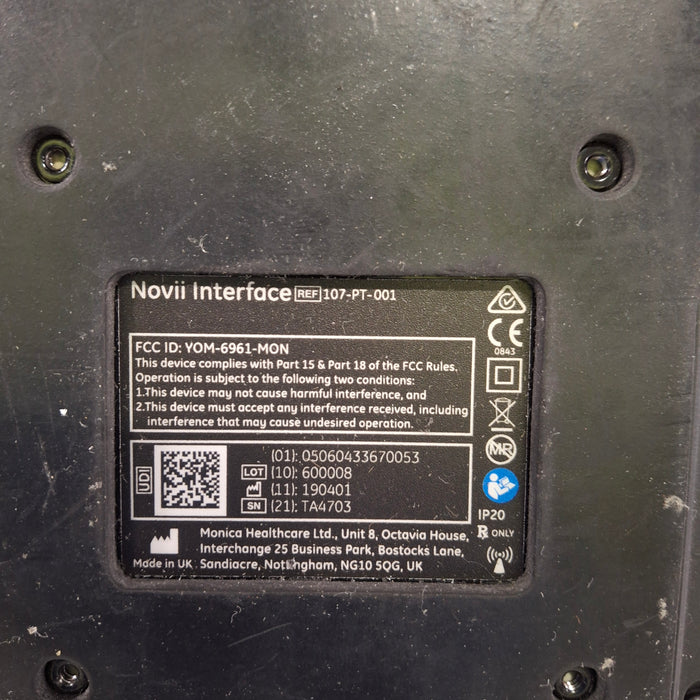 Monica Healthcare Limited 107-PT-001 Fetal Monitor