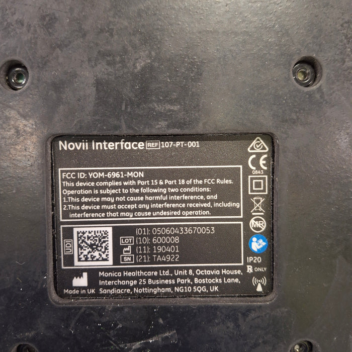 Monica Healthcare Limited 107-PT-001 Fetal Monitor