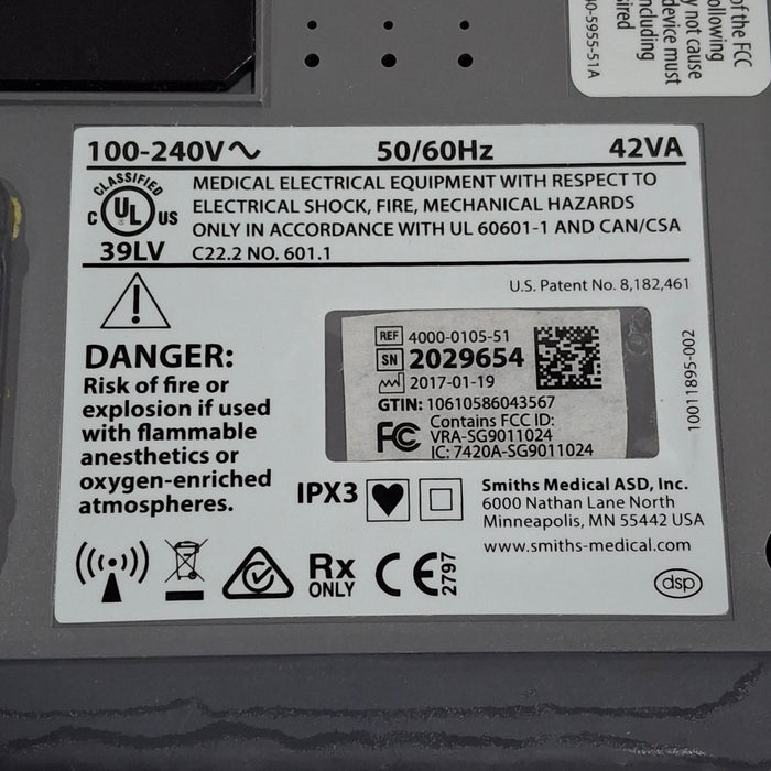 Smiths Medical Smiths Medical Medfusion 4000 Syringe Infusion Pump Infusion Pump reLink Medical