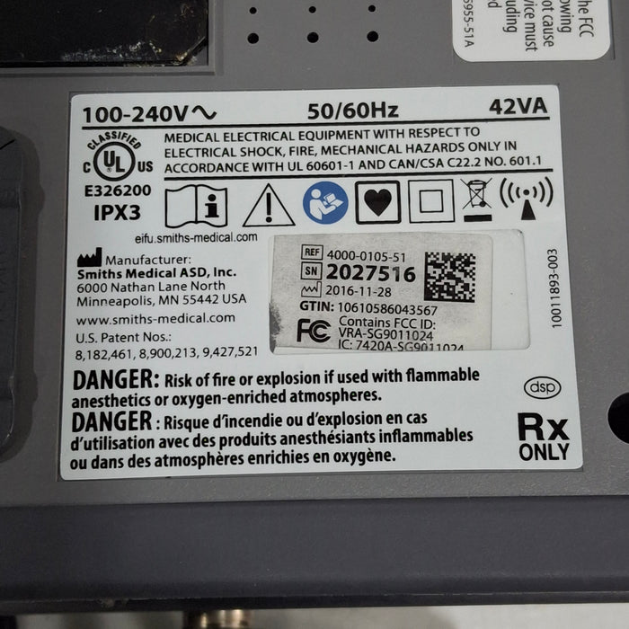 Smiths Medical Smiths Medical Medfusion 4000 Syringe Infusion Pump Infusion Pump reLink Medical