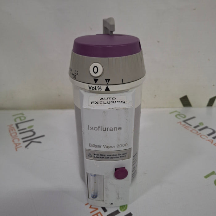 Draeger Medical Draeger Medical Vapor 2000 Isoflurane Vaporizer Anesthesia reLink Medical