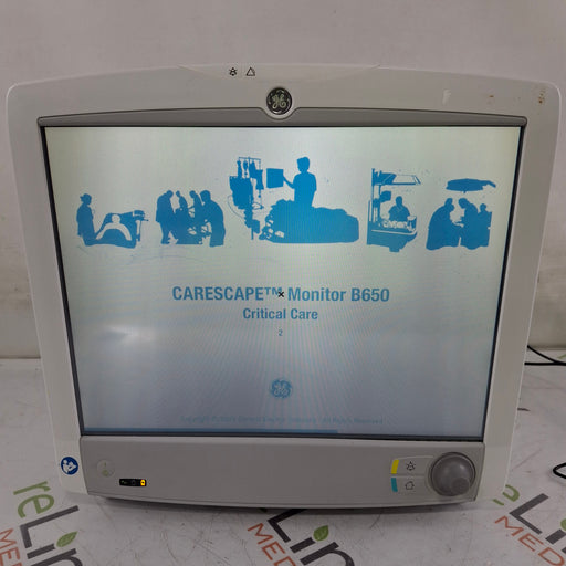 GE Healthcare GE Healthcare Carescape B650 Critical Care Patient Monitor Patient Monitors reLink Medical