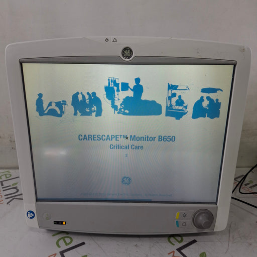 GE Healthcare GE Healthcare Carescape B650 Critical Care Patient Monitor Patient Monitors reLink Medical