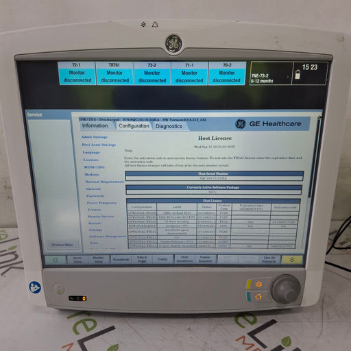 GE Healthcare GE Healthcare Carescape B650 Critical Care Patient Monitor Patient Monitors reLink Medical