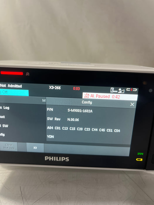 Philips IntelliVue X3 - Rainbow Masimo SpO2 Transport Patient Monitor
