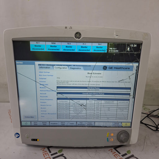 GE Healthcare GE Healthcare Carescape B650 Critical Care Patient Monitor Patient Monitors reLink Medical