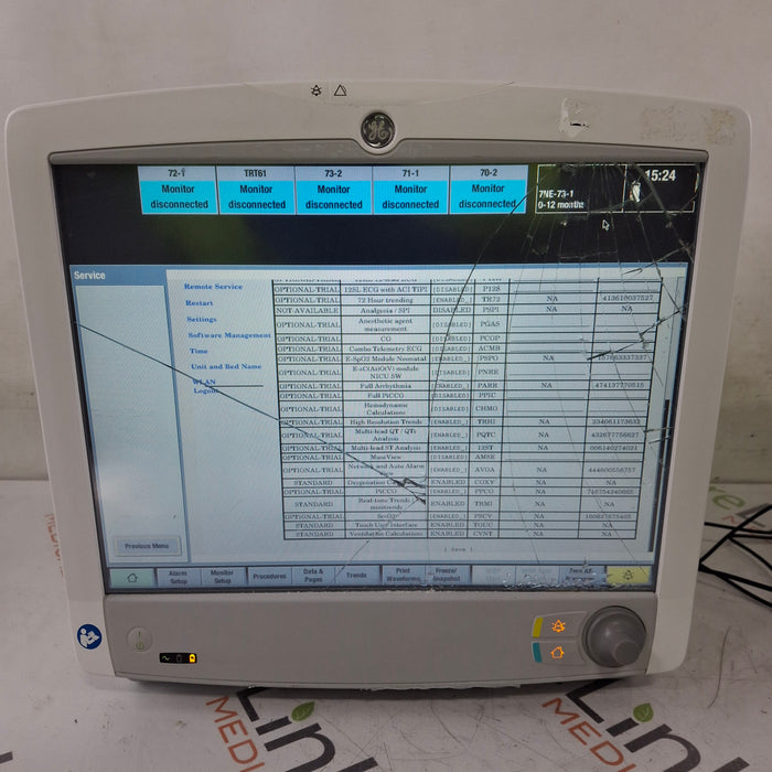 GE Healthcare GE Healthcare Carescape B650 Critical Care Patient Monitor Patient Monitors reLink Medical