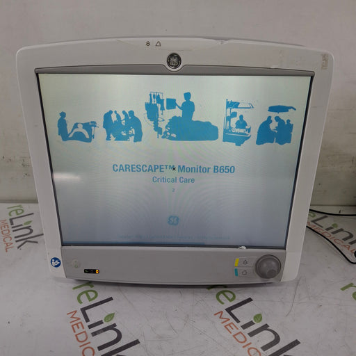 GE Healthcare GE Healthcare Carescape B650 Critical Care Patient Monitor Patient Monitors reLink Medical