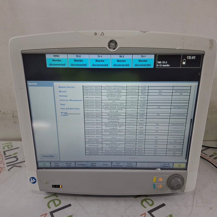 GE Healthcare GE Healthcare Carescape B650 Critical Care Patient Monitor Patient Monitors reLink Medical