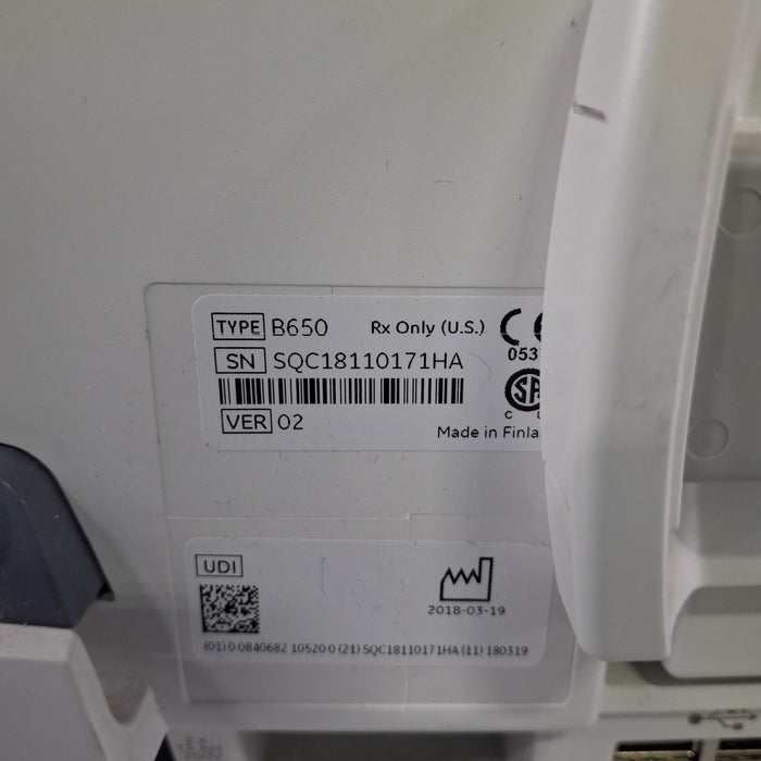 GE Healthcare GE Healthcare Carescape B650 Critical Care Patient Monitor Patient Monitors reLink Medical