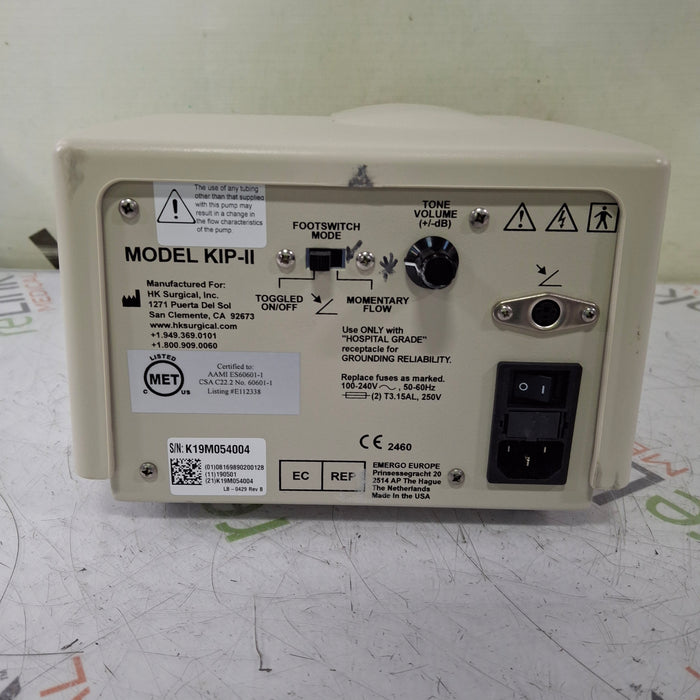 HK Surgical, Inc HK Surgical, Inc KIP-II Infiltration Pump Surgical Equipment reLink Medical
