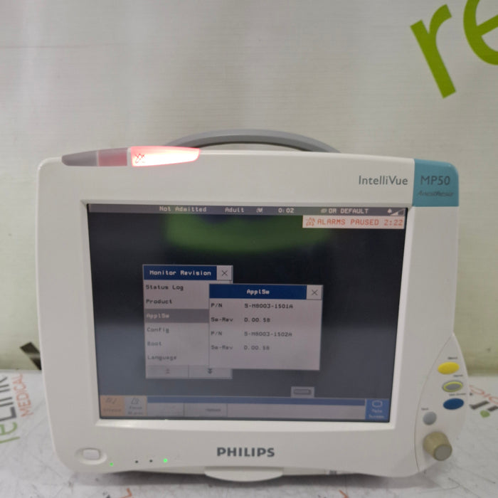 Philips Philips IntelliVue MP50 - Anesthesia Patient Monitor Patient Monitors reLink Medical