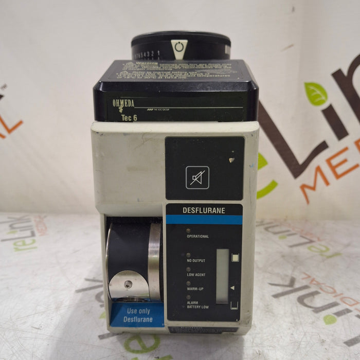 Ohmeda Medical Tec 6 Vaporizer
