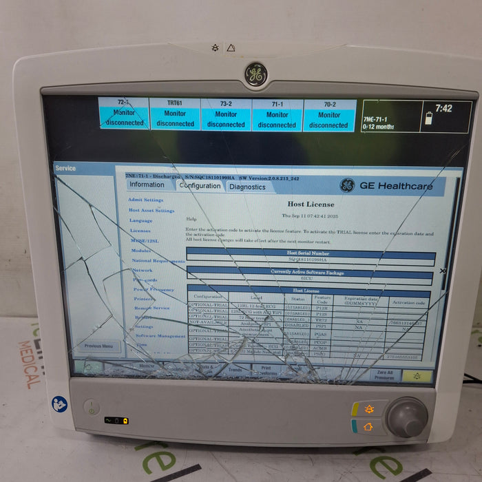 GE Healthcare GE Healthcare Carescape B650 Critical Care Patient Monitor Patient Monitors reLink Medical