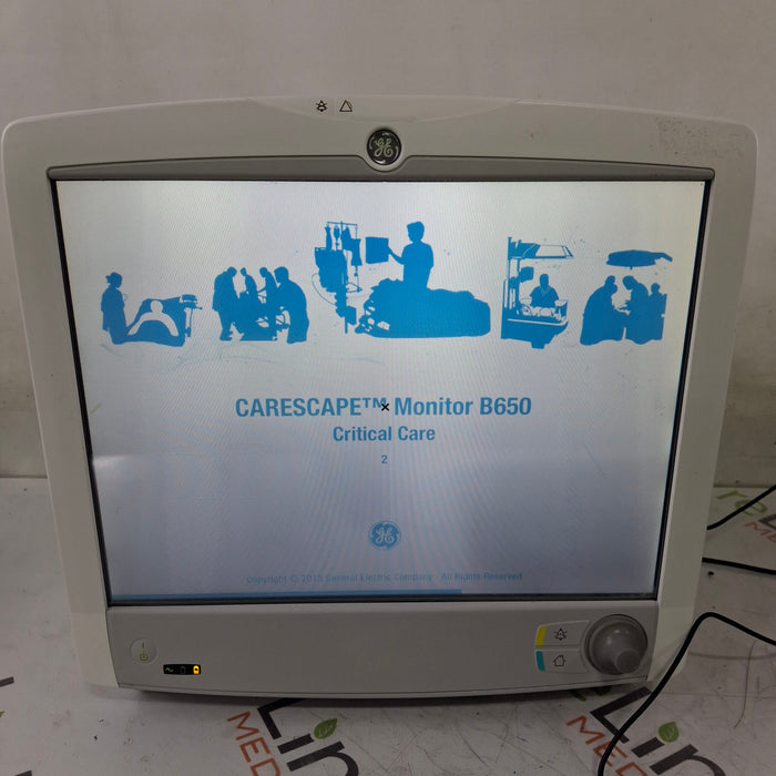 GE Healthcare Carescape B650 Critical Care Patient Monitor