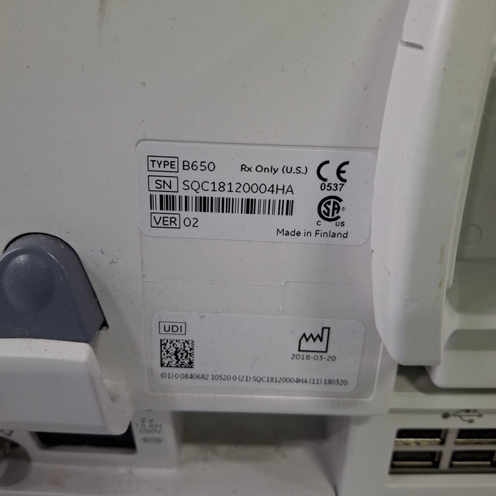 GE Healthcare GE Healthcare Carescape B650 Critical Care Patient Monitor Patient Monitors reLink Medical