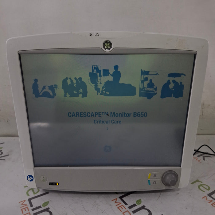 GE Healthcare GE Healthcare Carescape B650 Critical Care Patient Monitor Patient Monitors reLink Medical