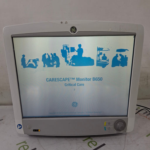GE Healthcare GE Healthcare Carescape B650 Critical Care Patient Monitor Patient Monitors reLink Medical