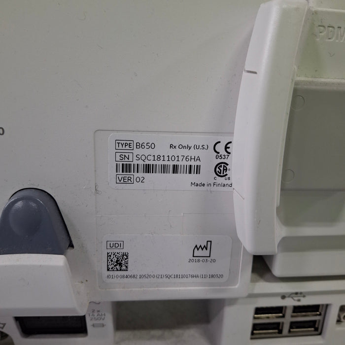 GE Healthcare GE Healthcare Carescape B650 Critical Care Patient Monitor Patient Monitors reLink Medical