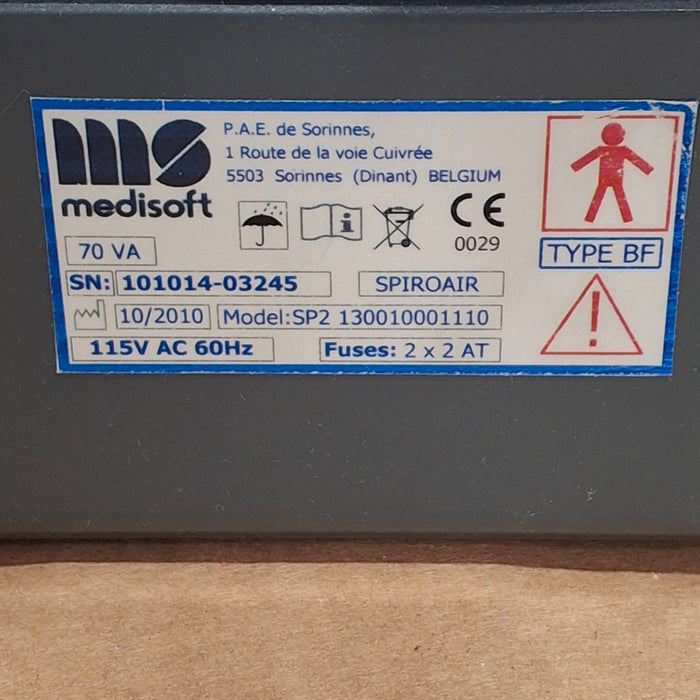 Medisoft SpiroAir Pulmonary Function Testing Unit