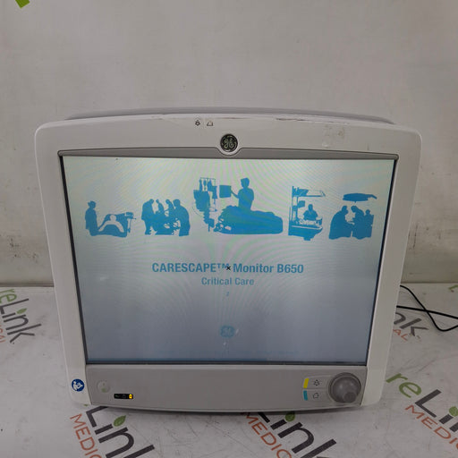 GE Healthcare GE Healthcare Carescape B650 Critical Care Patient Monitor Patient Monitors reLink Medical