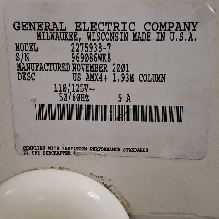 GE Healthcare AMX 4 Plus Portable X-Ray Unit