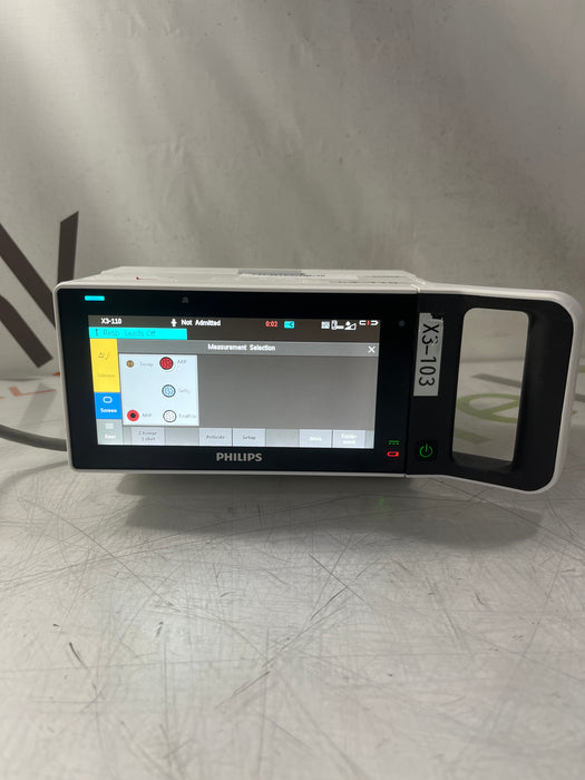 Philips IntelliVue X3 - Rainbow Masimo SpO2 Transport Patient Monitor