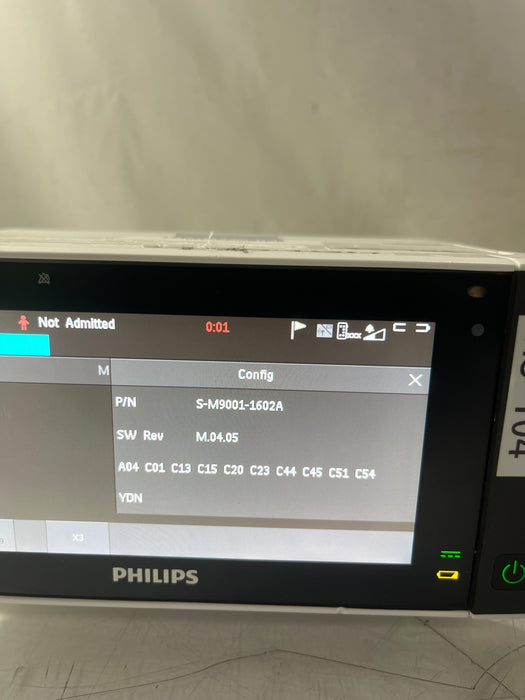 Philips IntelliVue X3 - Rainbow Masimo SpO2 Transport Patient Monitor