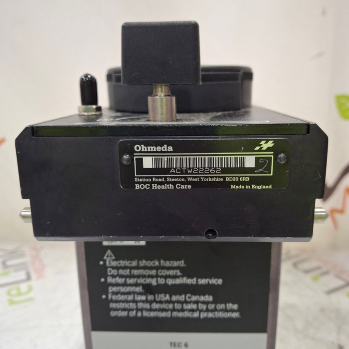 Ohmeda Medical Ohmeda Medical Tec 6 Vaporizer Anesthesia reLink Medical