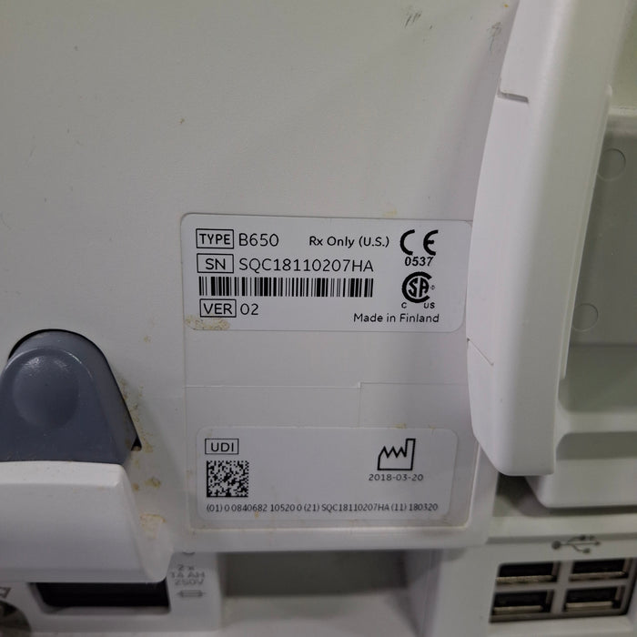 GE Healthcare GE Healthcare Carescape B650 Critical Care Patient Monitor Patient Monitors reLink Medical