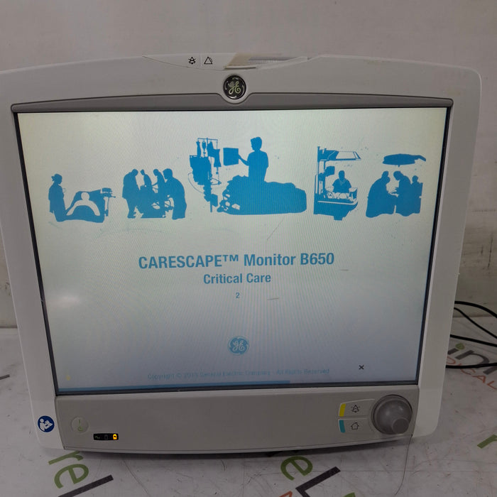 GE Healthcare GE Healthcare Carescape B650 Critical Care Patient Monitor Patient Monitors reLink Medical