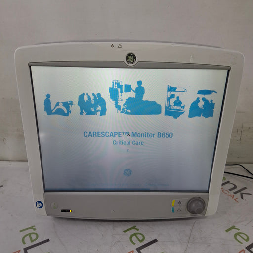 GE Healthcare GE Healthcare Carescape B650 Critical Care Patient Monitor Patient Monitors reLink Medical