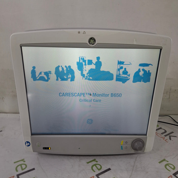 GE Healthcare GE Healthcare Carescape B650 Critical Care Patient Monitor Patient Monitors reLink Medical
