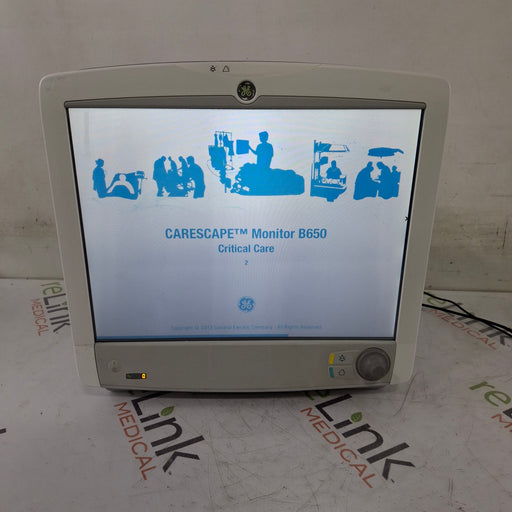 GE Healthcare GE Healthcare Carescape B650 Critical Care Patient Monitor Patient Monitors reLink Medical