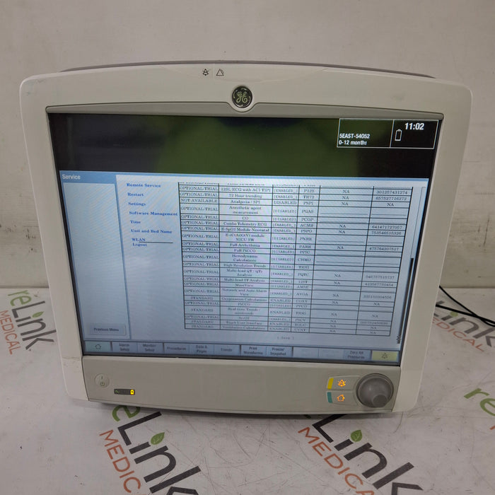 GE Healthcare GE Healthcare Carescape B650 Critical Care Patient Monitor Patient Monitors reLink Medical