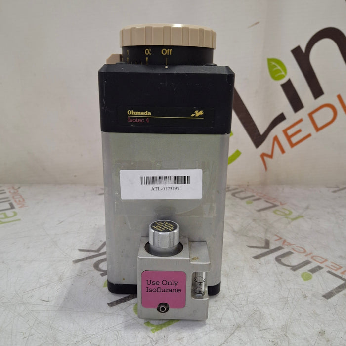 Ohmeda Medical Ohmeda Medical Isotec 4 Isoflurane Vaporizer Anesthesia reLink Medical