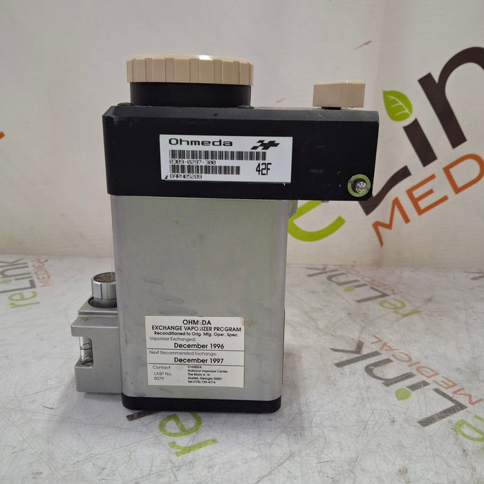 Ohmeda Medical Ohmeda Medical Isotec 4 Isoflurane Vaporizer Anesthesia reLink Medical