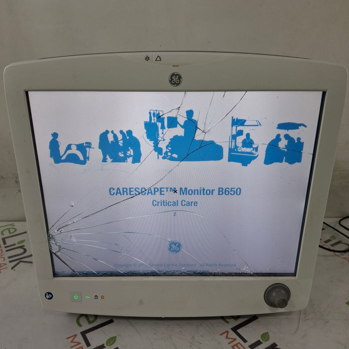 GE Healthcare Carescape B650 Critical Care Patient Monitor