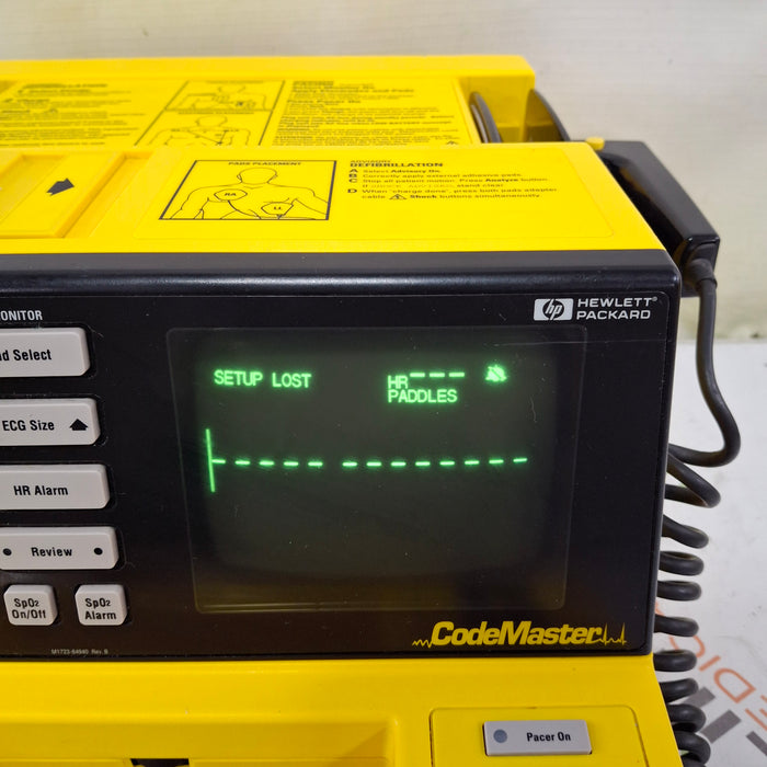 Hewlett Packard Hewlett Packard CodeMaster XL Defibrillator Defibrillators reLink Medical