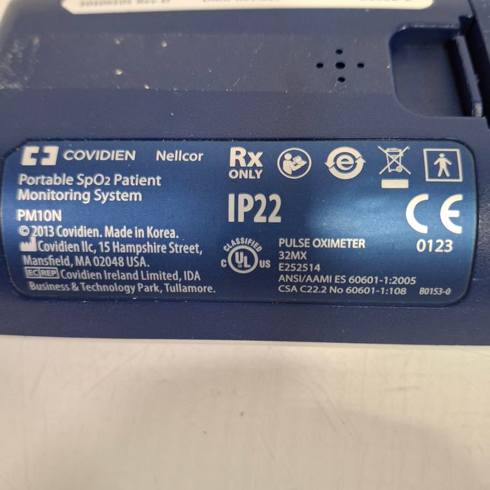 Covidien Covidien PM10N Nellcor Portable SpO2 Patient Monitoring System Patient Monitors reLink Medical