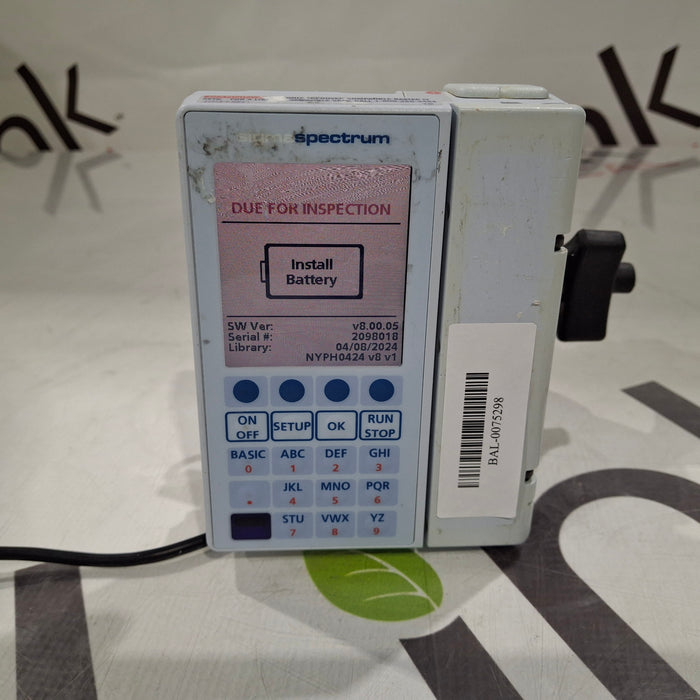 Baxter Baxter Sigma Spectrum 8.00.05 w/o Battery Infusion Pump Infusion Pump reLink Medical